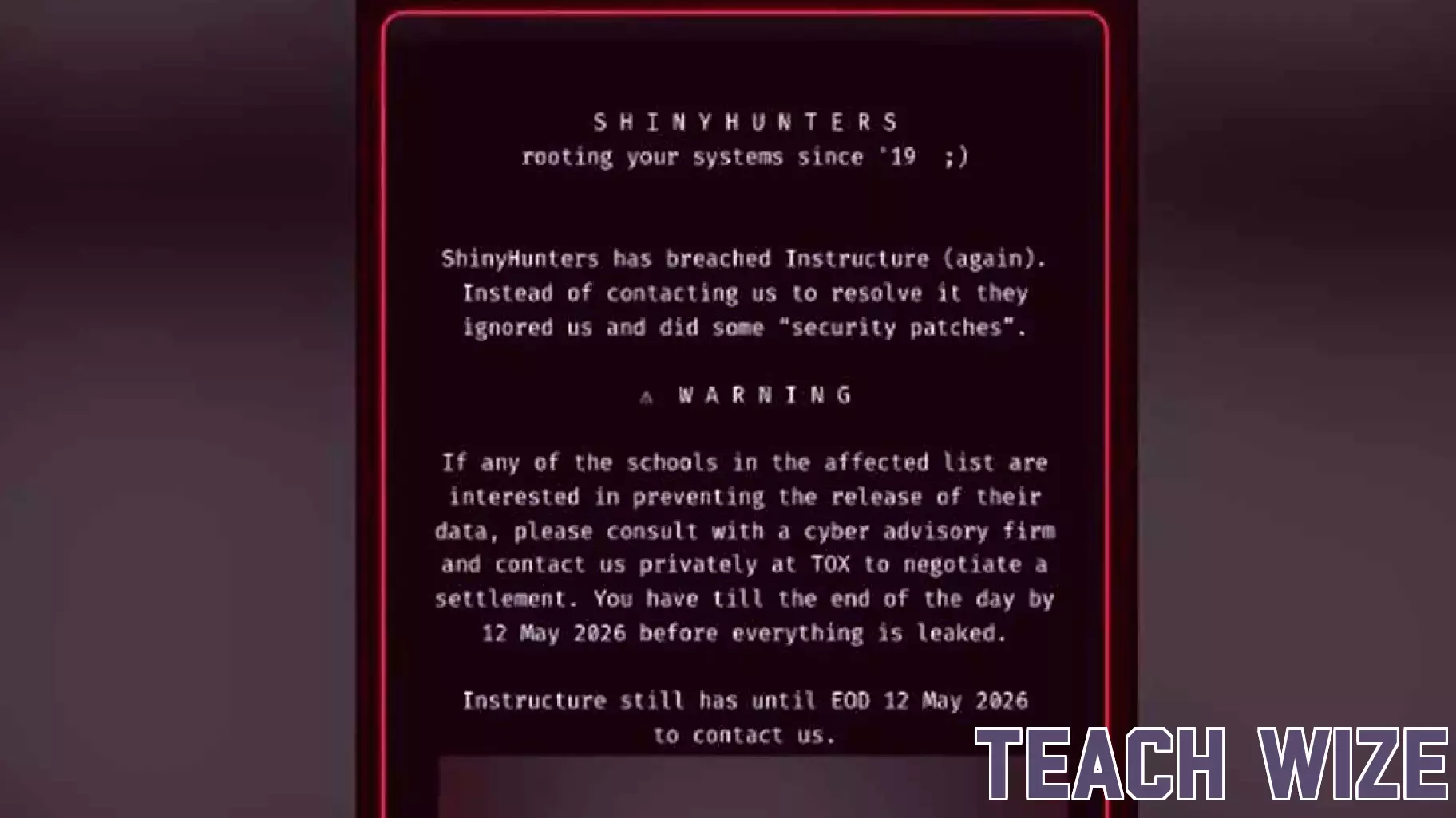 Iowa Department of Education responds to cyberattack on Canvas parent company