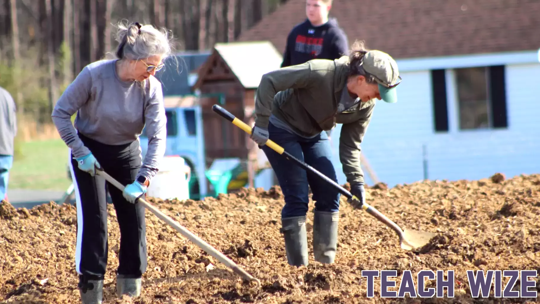 PHOTOS: An army of potato planters at Rappahannock Education Farm