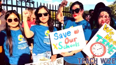 Austin: Education Austin Rally at AISD HQ