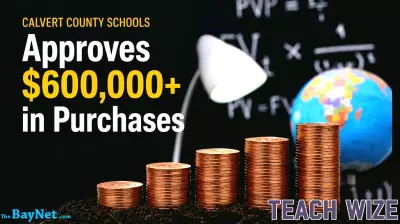 Calvert Board Of Education Approves More Than $600,000 In Technology, Security Purchases