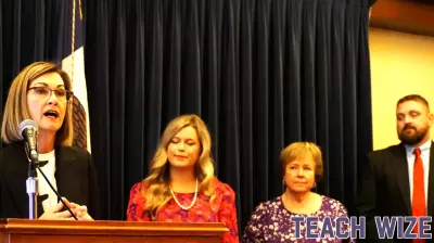 Gov. Kim Reynolds Celebrates Improved Testing Scores as Evidence of State Education Success