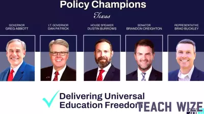 Texas Leaders Recognized for Establishing Largest Universal Education Freedom Program