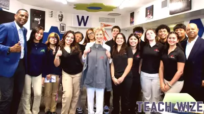 U.S. Secretary of Education Linda McMahon Visits SLAM Charter School in Miami